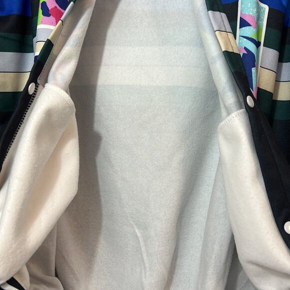 Bel Air 34 Jacket 90s Style Fresh‎ Prince Bomber Multicolor XXL Costume Cosplay - Picture 7 of 8